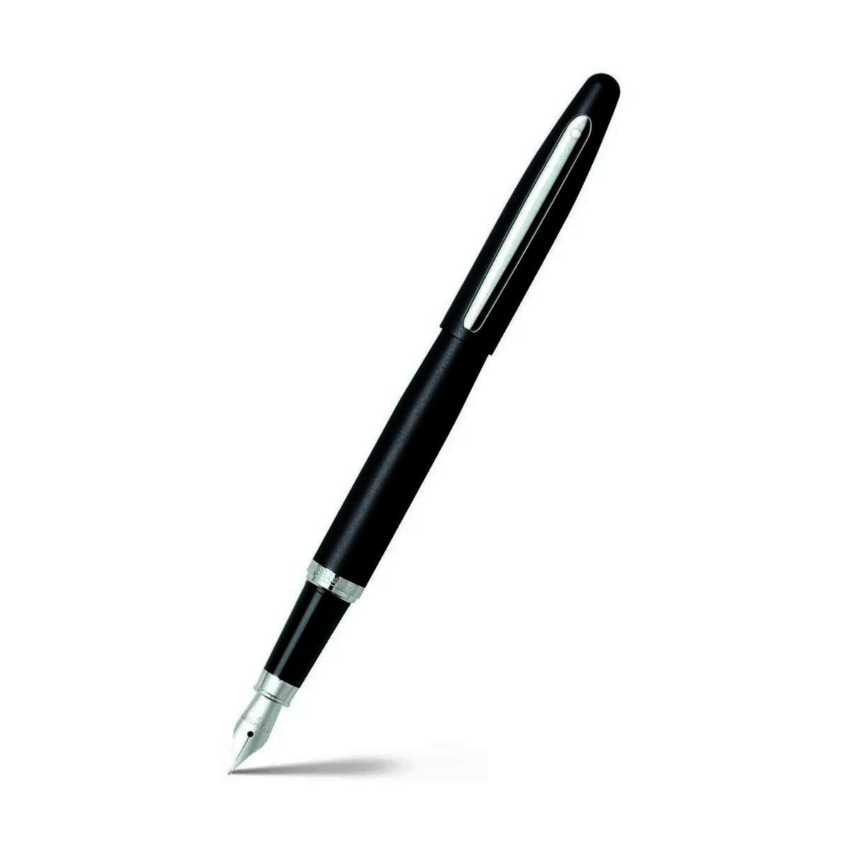 Caneta Tinteiro Sheaffer VFM - Matte Black & Chrome Trims Livraria Skilo