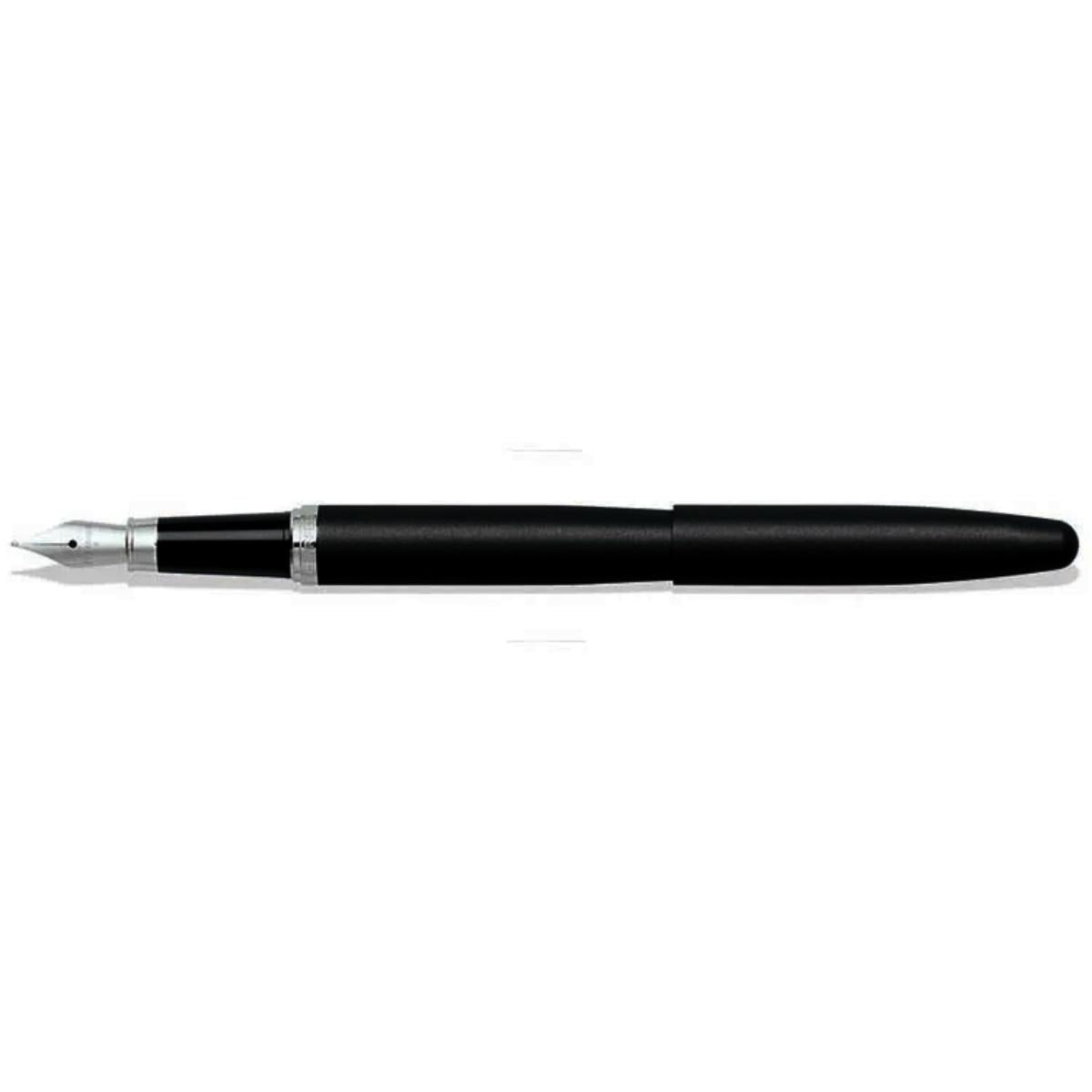 Caneta Tinteiro Sheaffer VFM - Matte Black & Chrome Trims Livraria Skilo