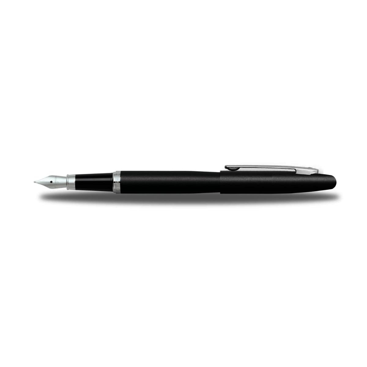 Caneta Tinteiro Sheaffer VFM - Matte Black & Chrome Trims Livraria Skilo