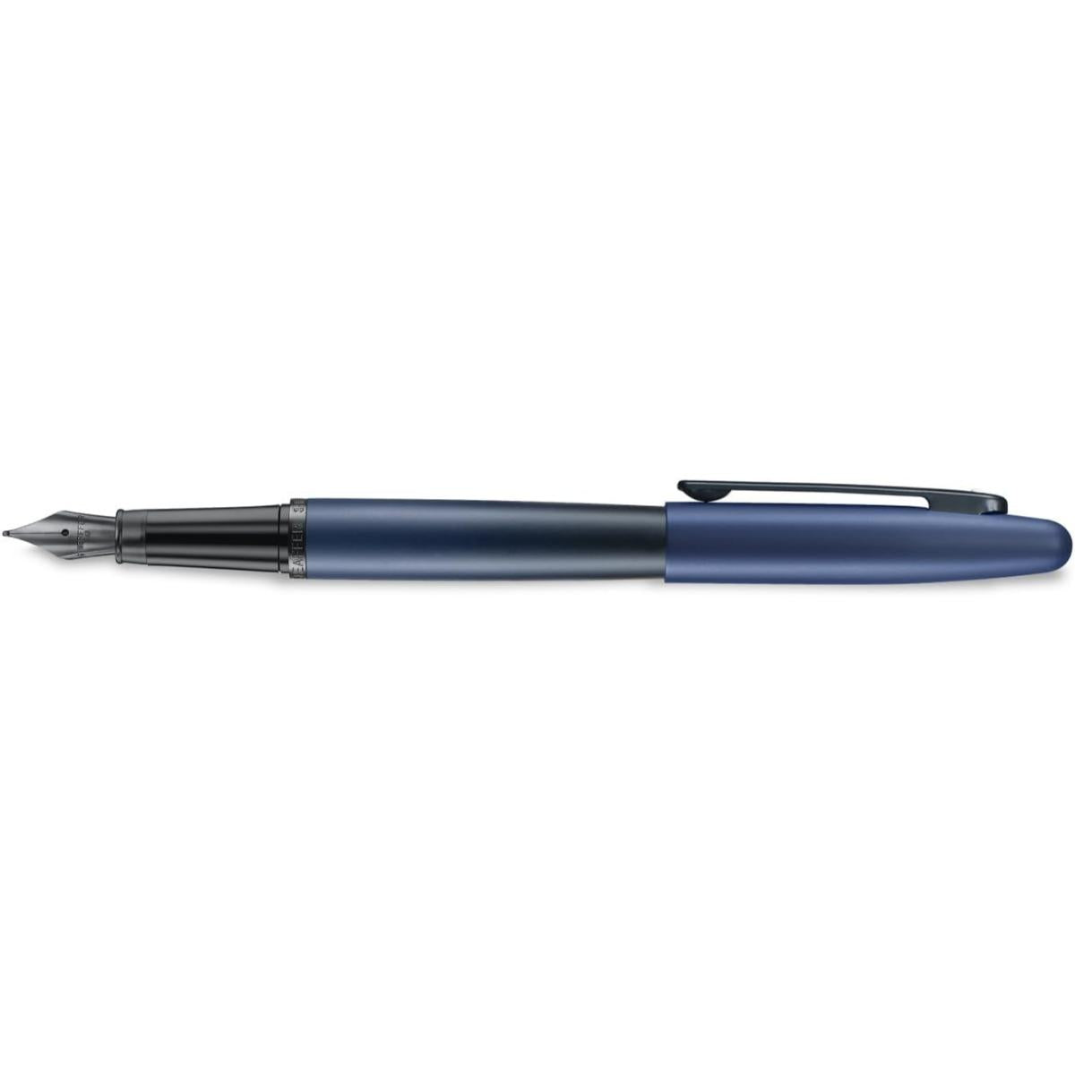 Caneta Tinteiro Sheaffer VFM - Matte Blue & Black Livraria Skilo