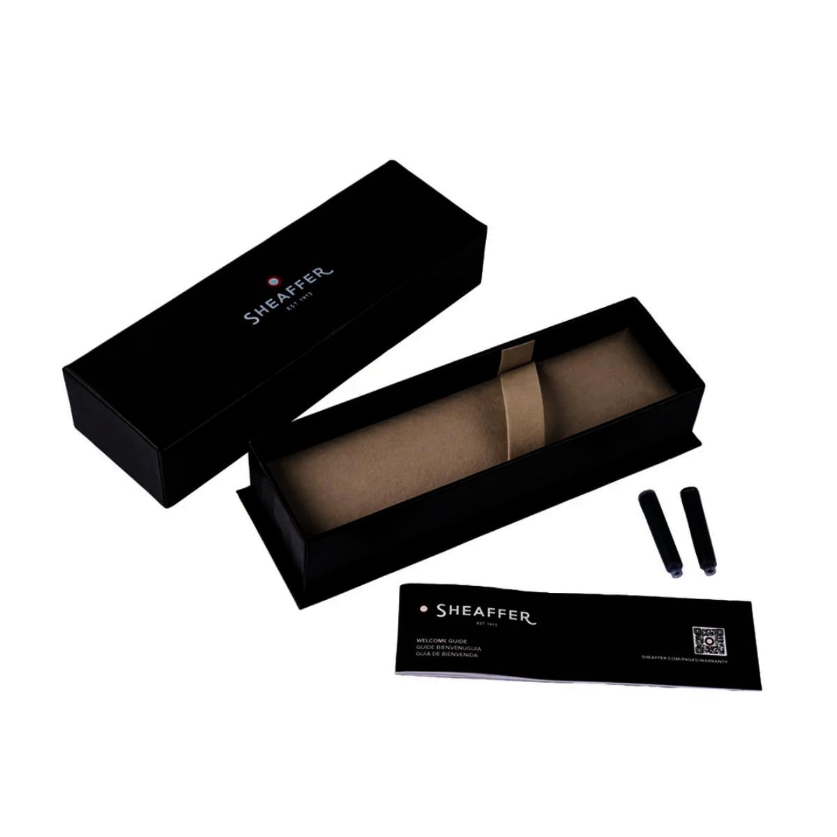 Caneta Tinteiro Sheaffer VFM - Strobe Silver Sheaffer