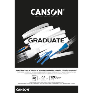 Canson - Bloco A4 Graduate Desenho Preto