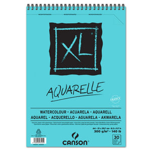 Canson XL Aquarelle - Bloco Para Aquarela A4 - 300 g/m²