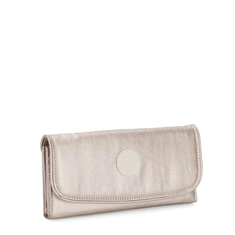 Carteira Kipling Money Land - Gold Metallic Glow Kipling
