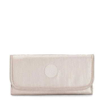 Carteira Kipling Money Land - Gold Metallic Glow Kipling