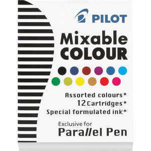Cartucho de Tinta Pilot - Parallel Pen IC-P3-AST - 12 Cores