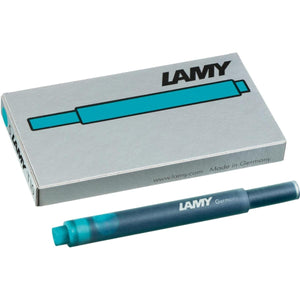 Cartucho Lamy T10 Para Caneta Tinteiro - Turquoise - C/ 5 Refis