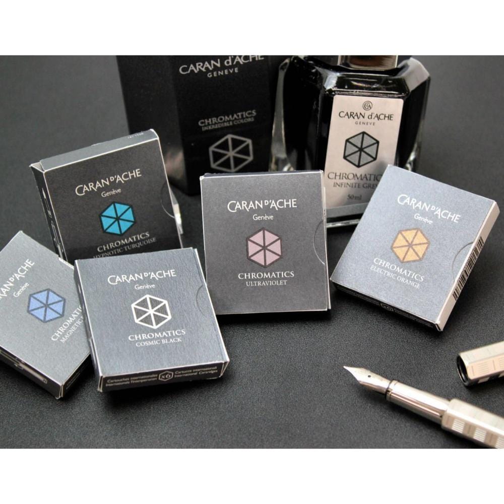 Cartucho Para Caneta Tinteiro Caran D´Ache - Black - 8021009 Caran D´ Ache