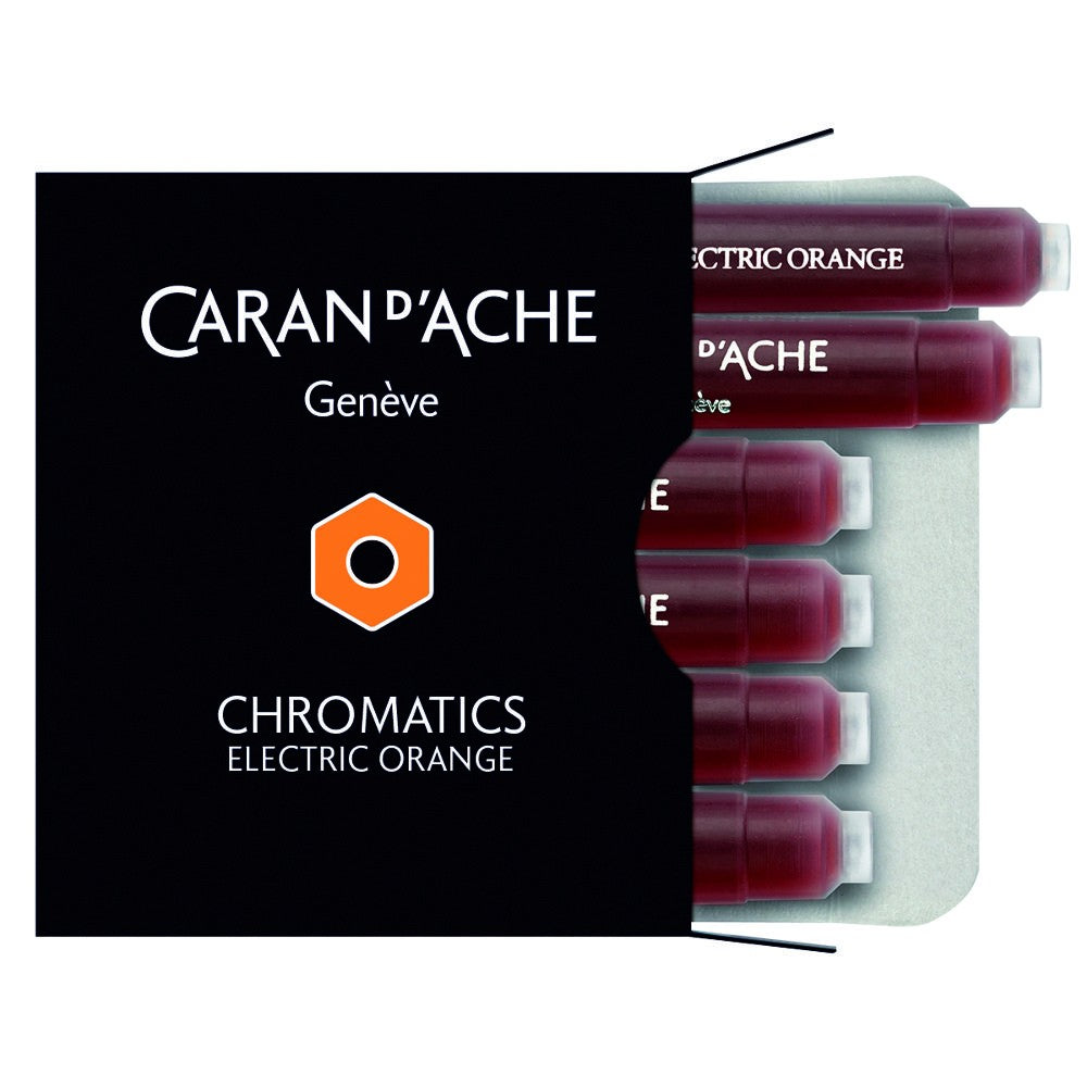 Cartucho Para Caneta Tinteiro Caran D´Ache - Electric Orange Caran D´ Ache