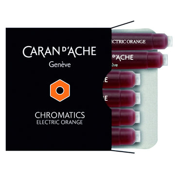 Cartucho Para Caneta Tinteiro Caran D´Ache - Electric Orange Caran D´ Ache