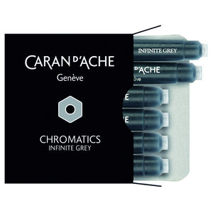 Cartucho Para Caneta Tinteiro Caran D´Ache - Infinite Grey