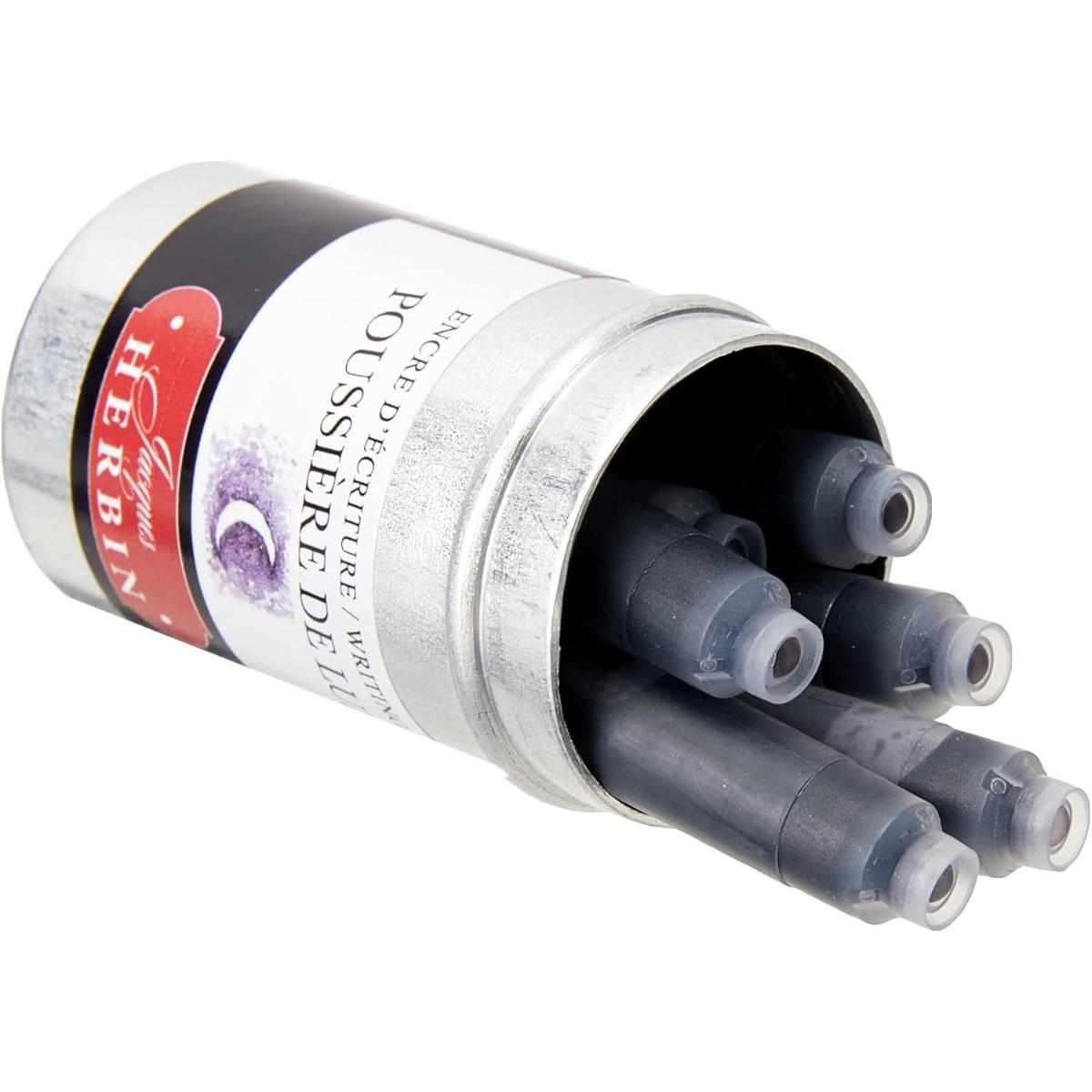 Cartucho Para Caneta Tinteiro Herbin Poussiere de Lune - 6 Refis Jacques Herbin