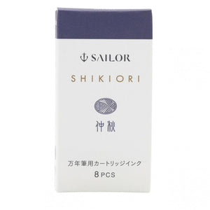 Cartucho Para Caneta Tinteiro Sailor Shikiori - Chu-Shu - C/8