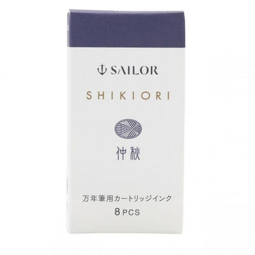 Cartucho Para Caneta Tinteiro Sailor Shikiori - Chu-Shu - C/8 Sailor
