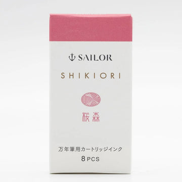 Cartucho Para Caneta Tinteiro Sailor Shikiori - Sakura-Mori - C/8 Sailor