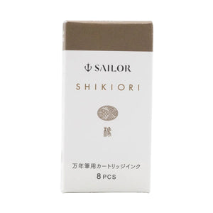 Cartucho Para Caneta Tinteiro Sailor Shikiori - Tsurubami - C/8