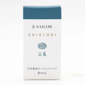 Cartucho Para Caneta Tinteiro Sailor Shikiori - Yamadori - C/8