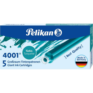 Cartucho Pelikan 4001 - Internacional GTP5 (Longo) - Azul Turquesa