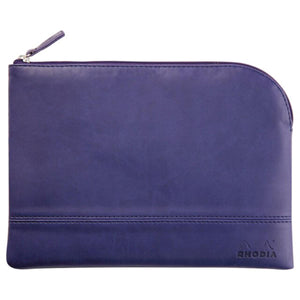 Case Rhodia Com Zíper - Night Blue