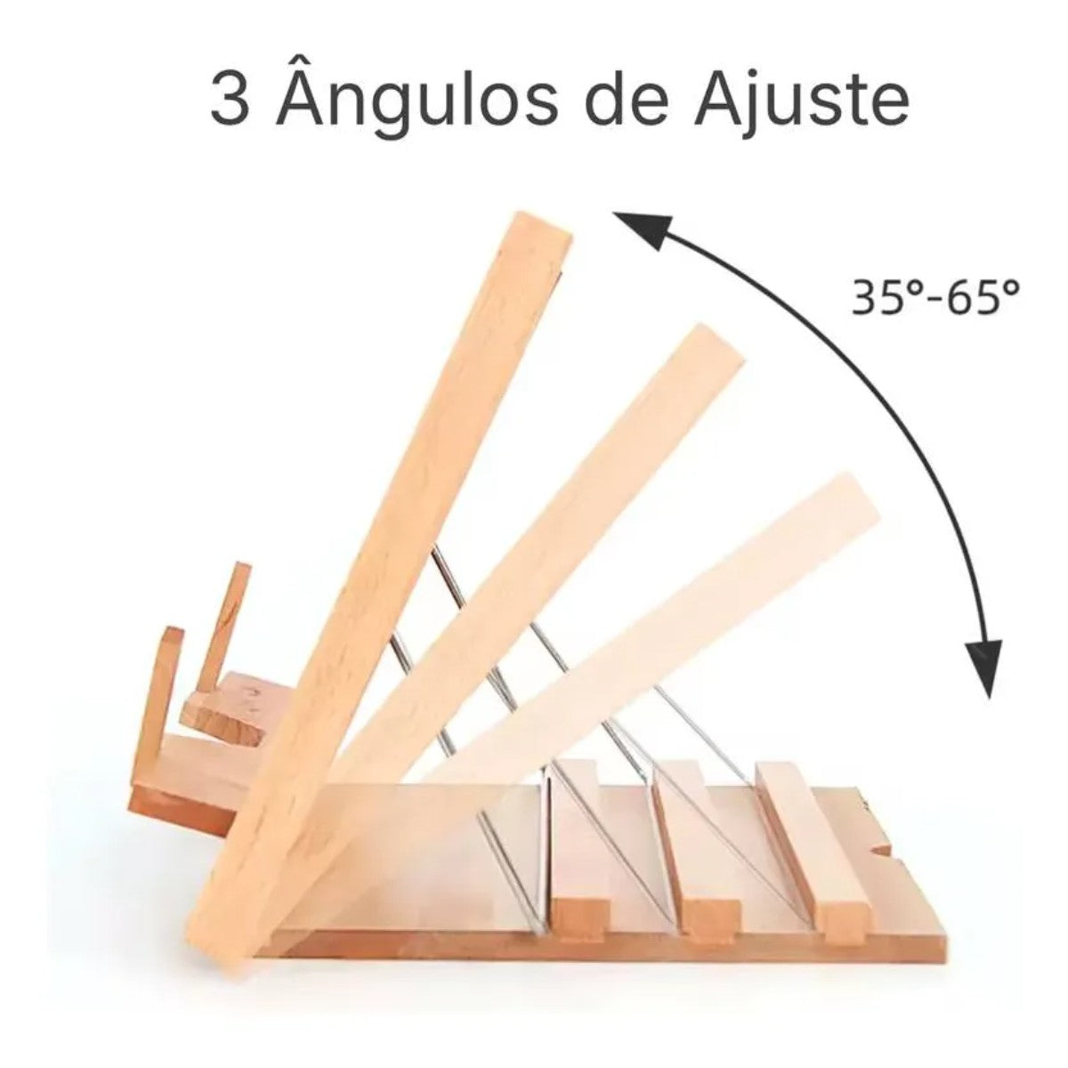 Cavalete de Mesa Sinoart - Ajuste de Inclinação e Suporte de Leitura Livraria Skilo