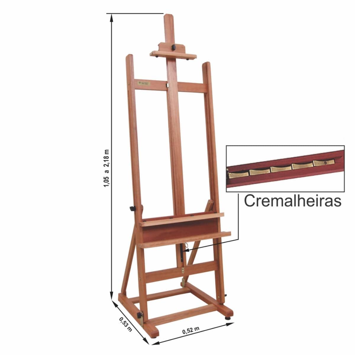 Cavalete Para Pintura Estúdio Compacto - 12221 Trident