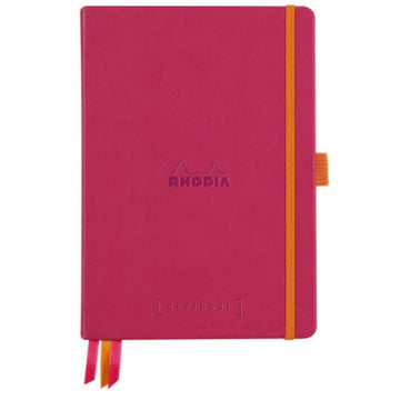 Bloco Goalbook Rhodia A5 - Capa Dura - Raspberry
