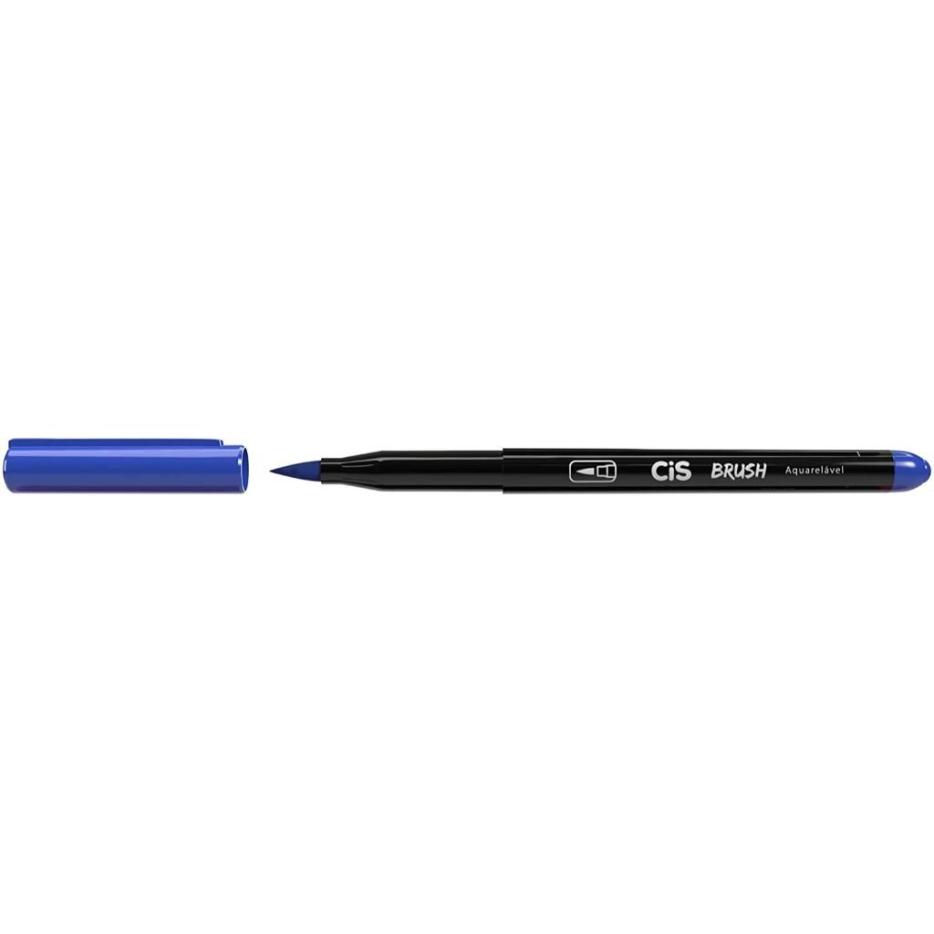 Caneta Cis Brush Pen Aquarelável - 12 Cores