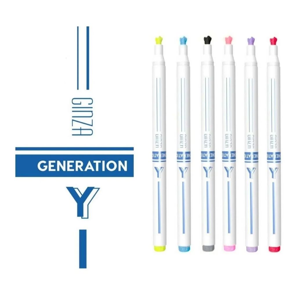 Marca Texto Newpen Ginza Generation Y - 6 Cores