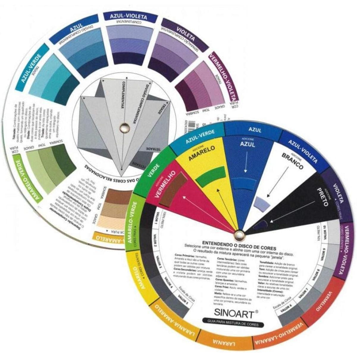 Círculo Cromático Sinoart - 13cm - SFA238D14 Sinoart