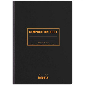 Composition Book Rhodia Capa Preta - A5 80F Rhodia