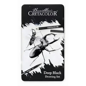 Conjunto Cretacolor Deep Black Drawing - 10 Itens