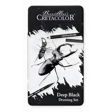 Conjunto Cretacolor Deep Black Drawing - 10 Itens Cretacolor