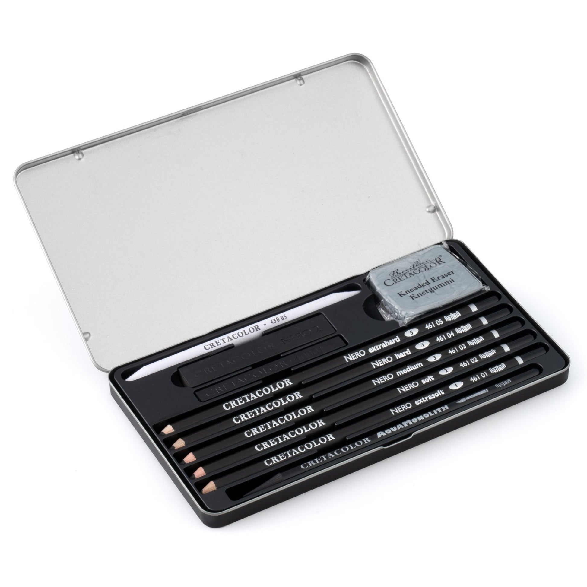 Conjunto Cretacolor Deep Black Drawing - 10 Itens Cretacolor