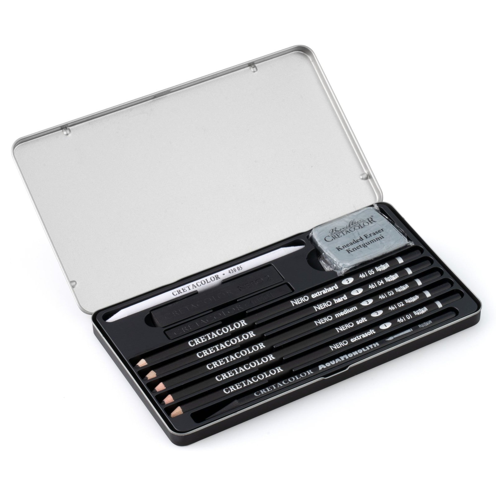 Conjunto Cretacolor Deep Black Drawing - 10 Itens Cretacolor