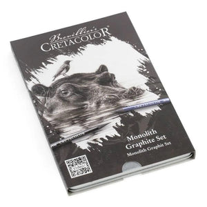 Conjunto Cretacolor Monolith Graphite - Lata Hippo - 11 Peças