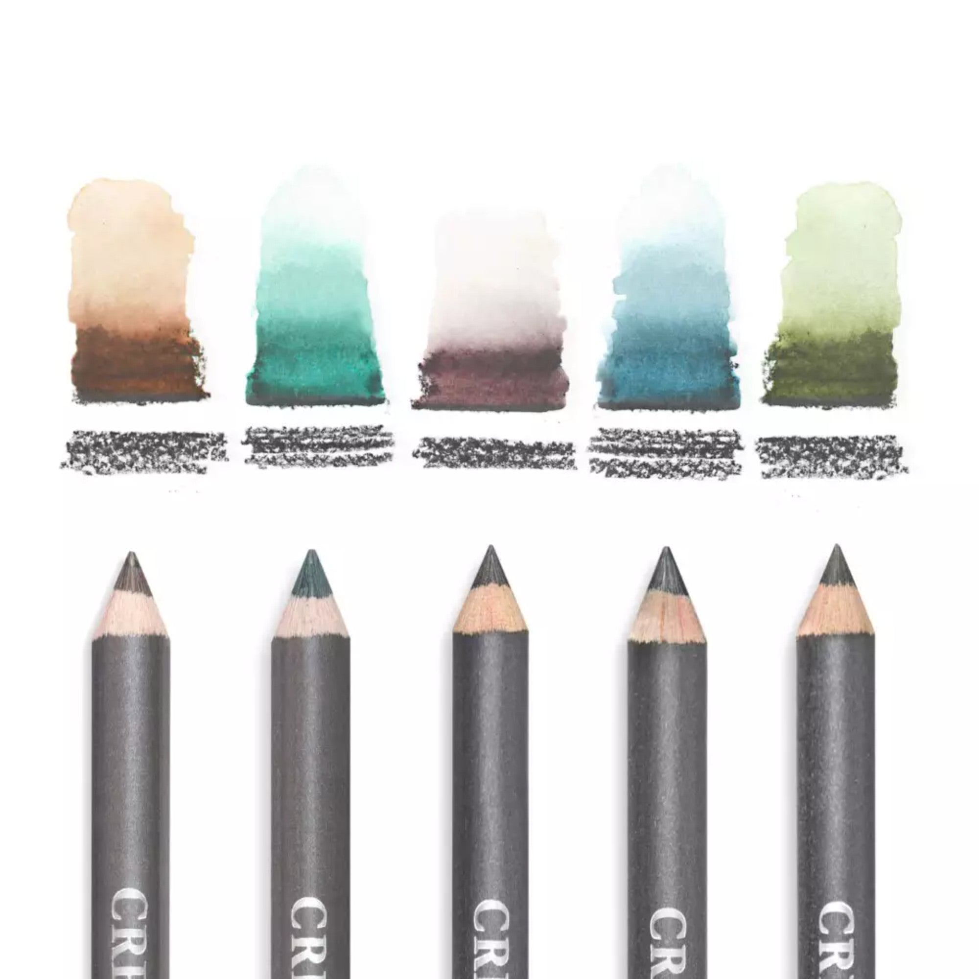 Conjunto de Lápis Grafite Aquarelavel Cretacolor AquaGraph  - 6 Itens Cretacolor