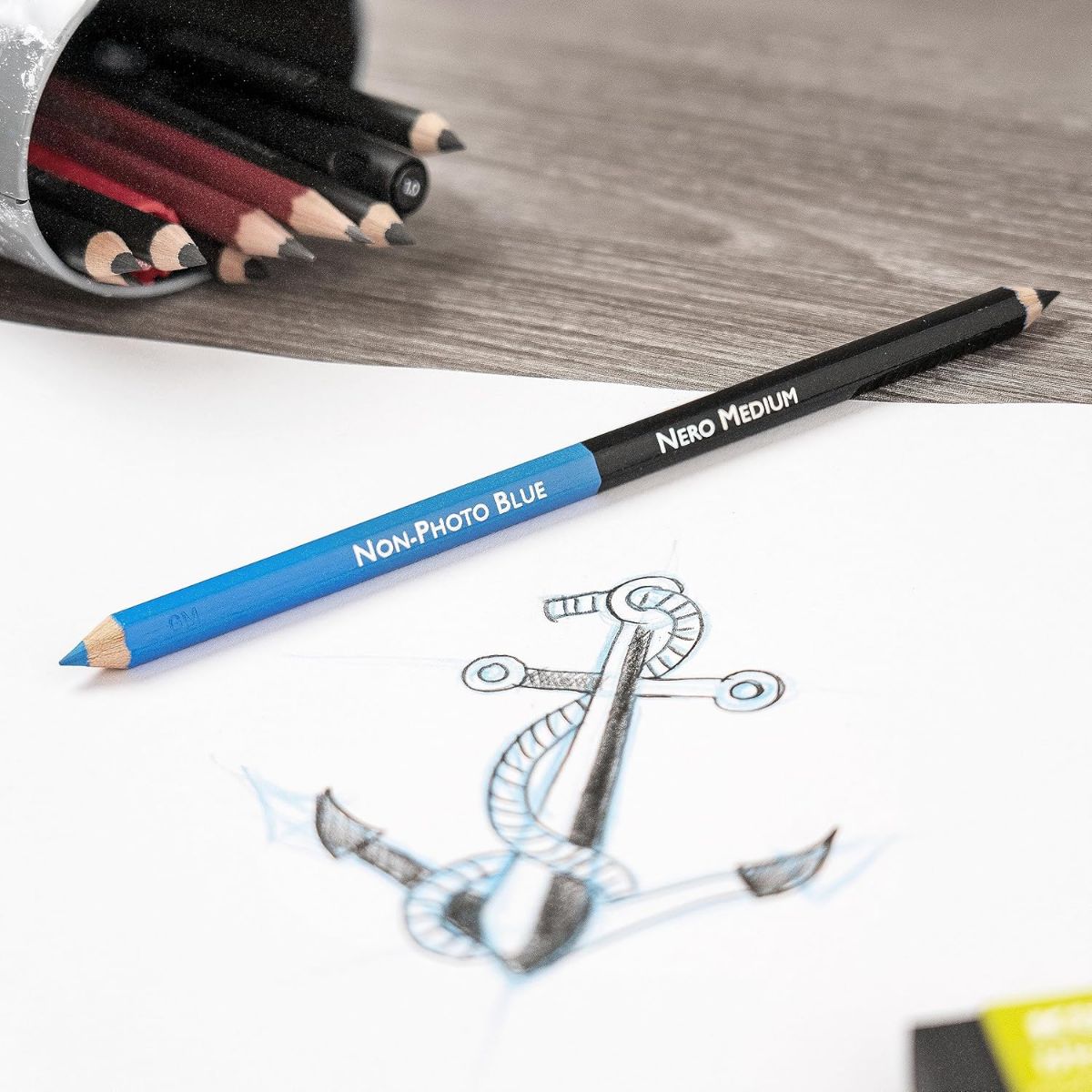 Conjunto de Lápis Para Desenho Cretacolor - Tattoo Sketching Set 14 Itens Cretacolor