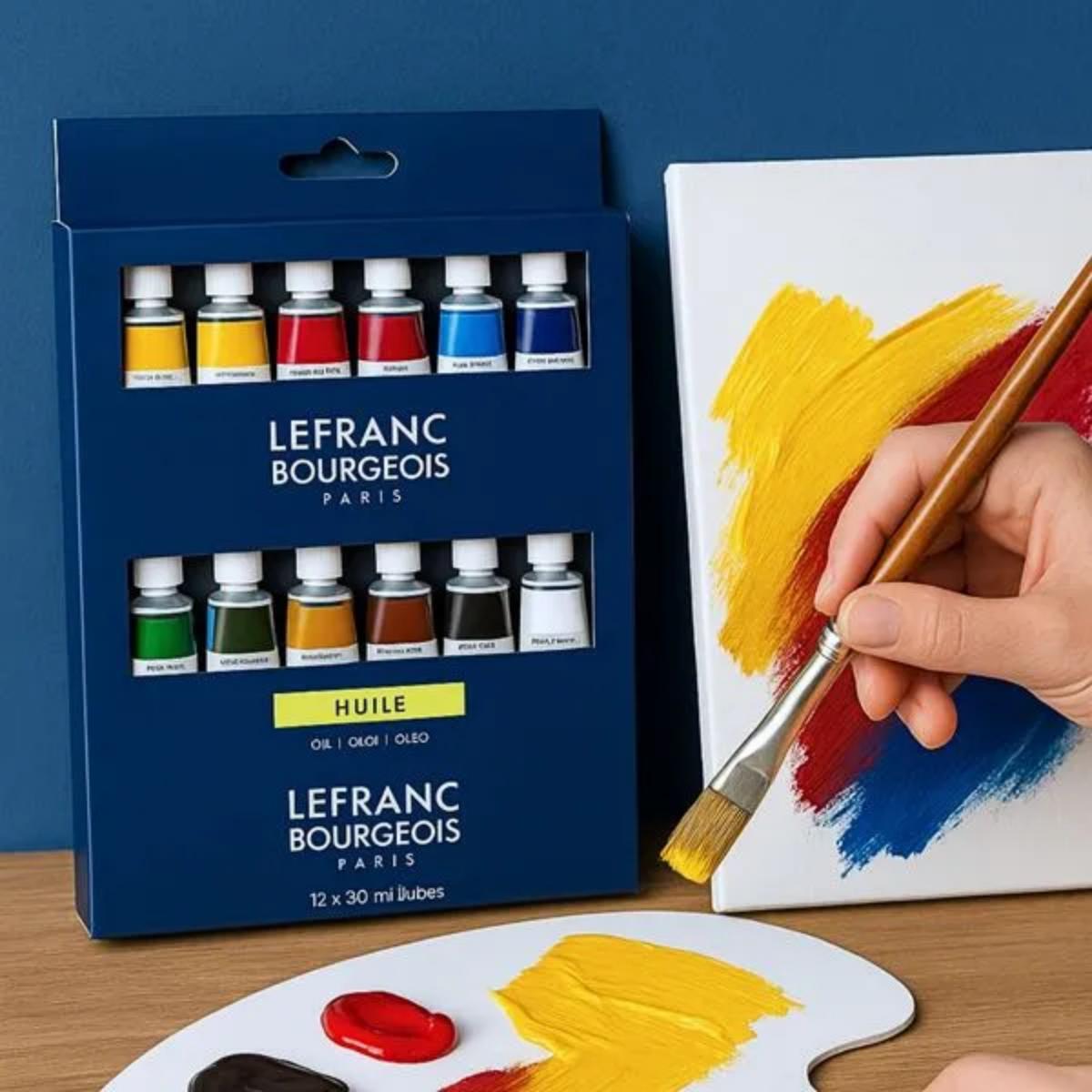 Conjunto de Tinta Oleo Lefranc & Burgeois Fine - 12 Cores Lefranc & Burgeois