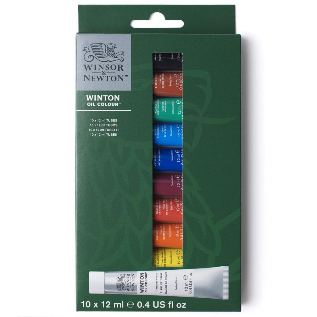 Conjunto de Tinta Oleo Winsor & Newton - 10 Cores- 12ml Winsor & Newton