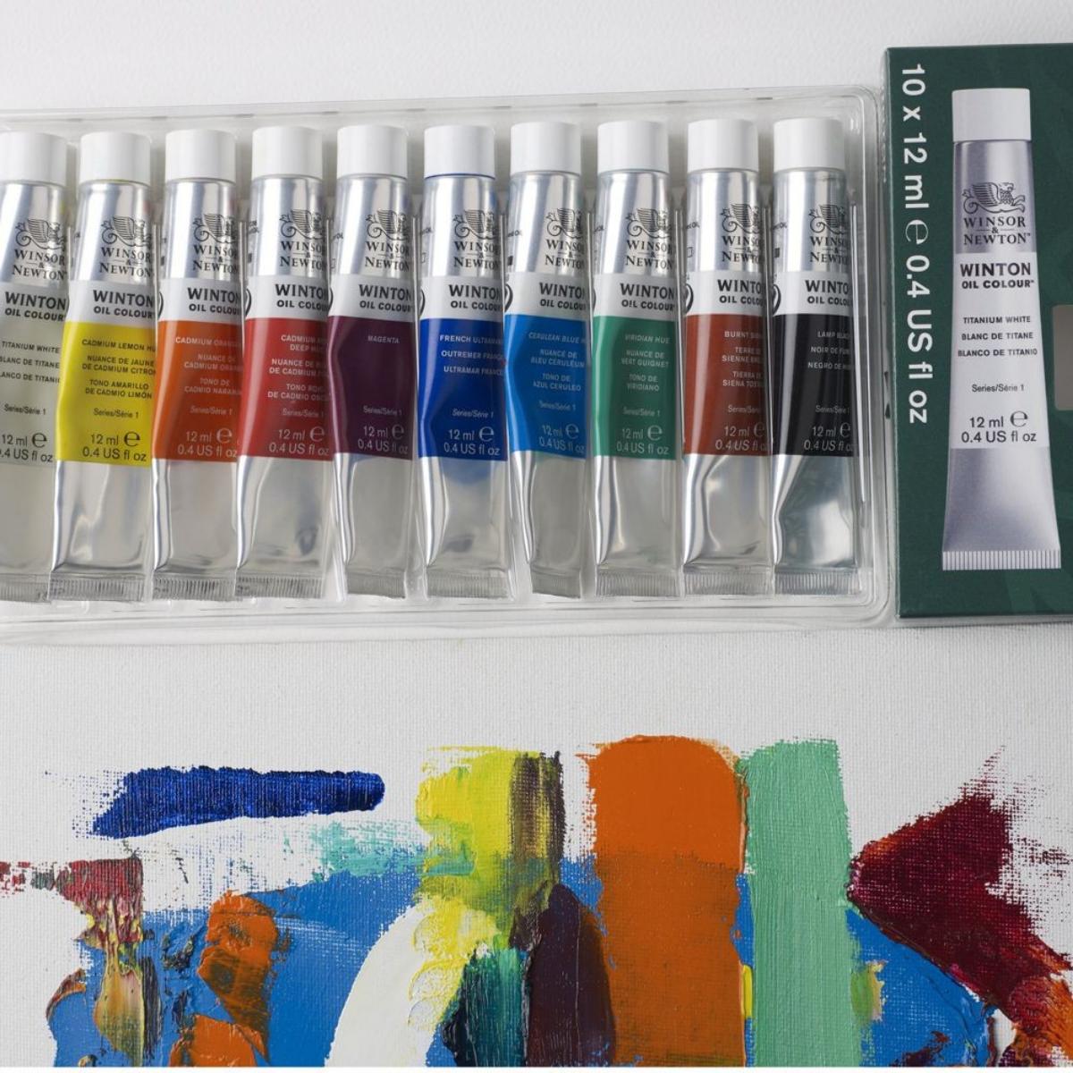 Conjunto de Tinta Oleo Winsor & Newton - 10 Cores- 12ml Winsor & Newton