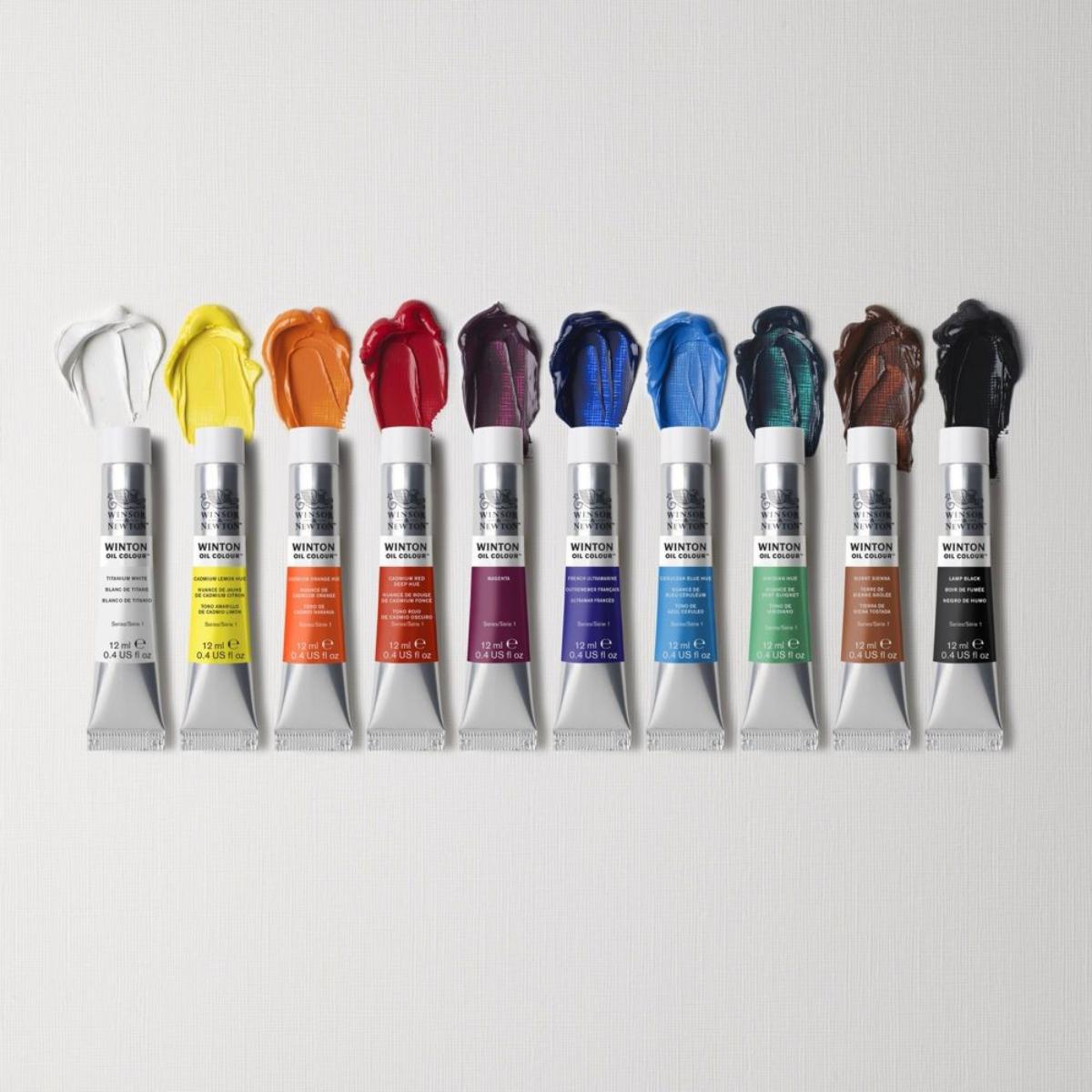 Conjunto de Tinta Oleo Winsor & Newton - 10 Cores- 12ml Winsor & Newton