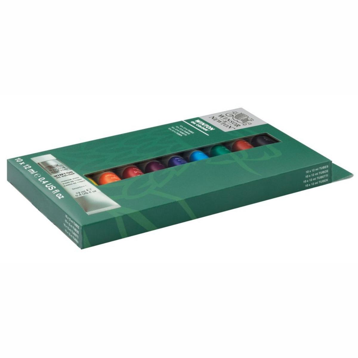 Conjunto de Tinta Oleo Winsor & Newton - 10 Cores- 12ml Winsor & Newton