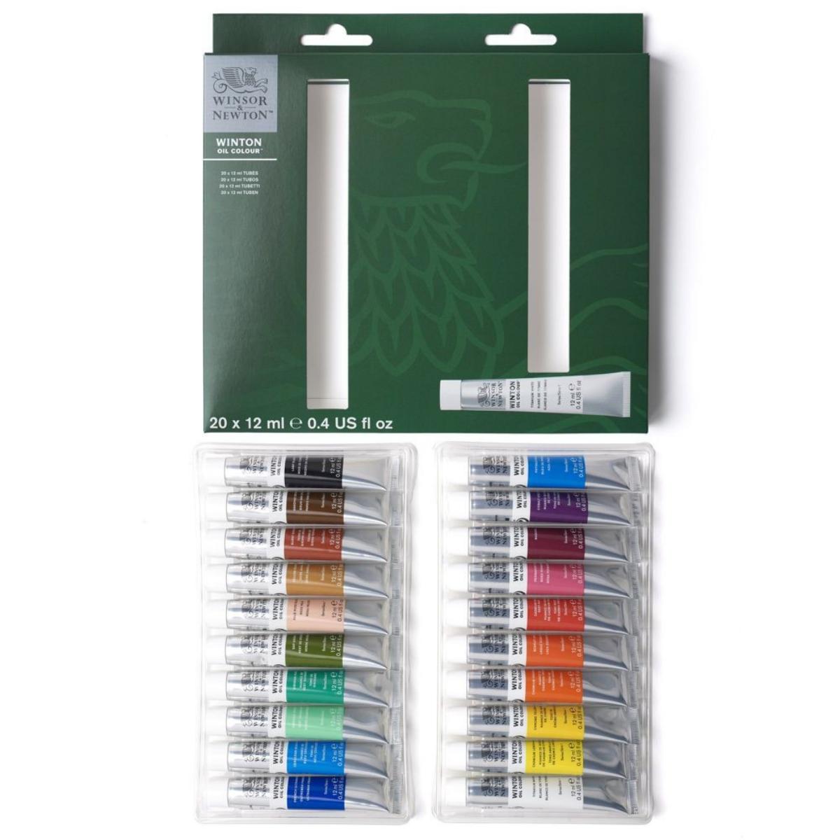 Conjunto de Tinta Oleo Winsor & Newton Winton - 20 Cores- 12ml Winsor & Newton