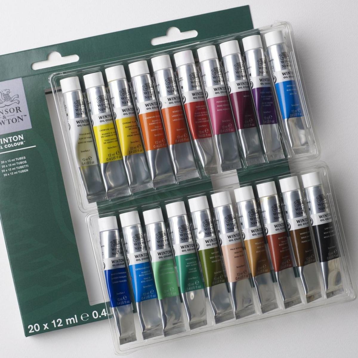 Conjunto de Tinta Oleo Winsor & Newton Winton - 20 Cores- 12ml Winsor & Newton