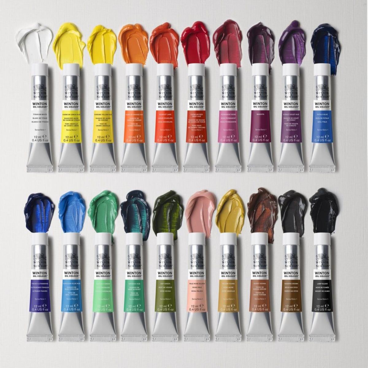 Conjunto de Tinta Oleo Winsor & Newton Winton - 20 Cores- 12ml Winsor & Newton
