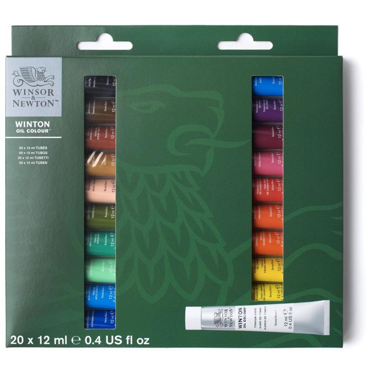 Conjunto de Tinta Oleo Winsor & Newton Winton - 20 Cores- 12ml Winsor & Newton