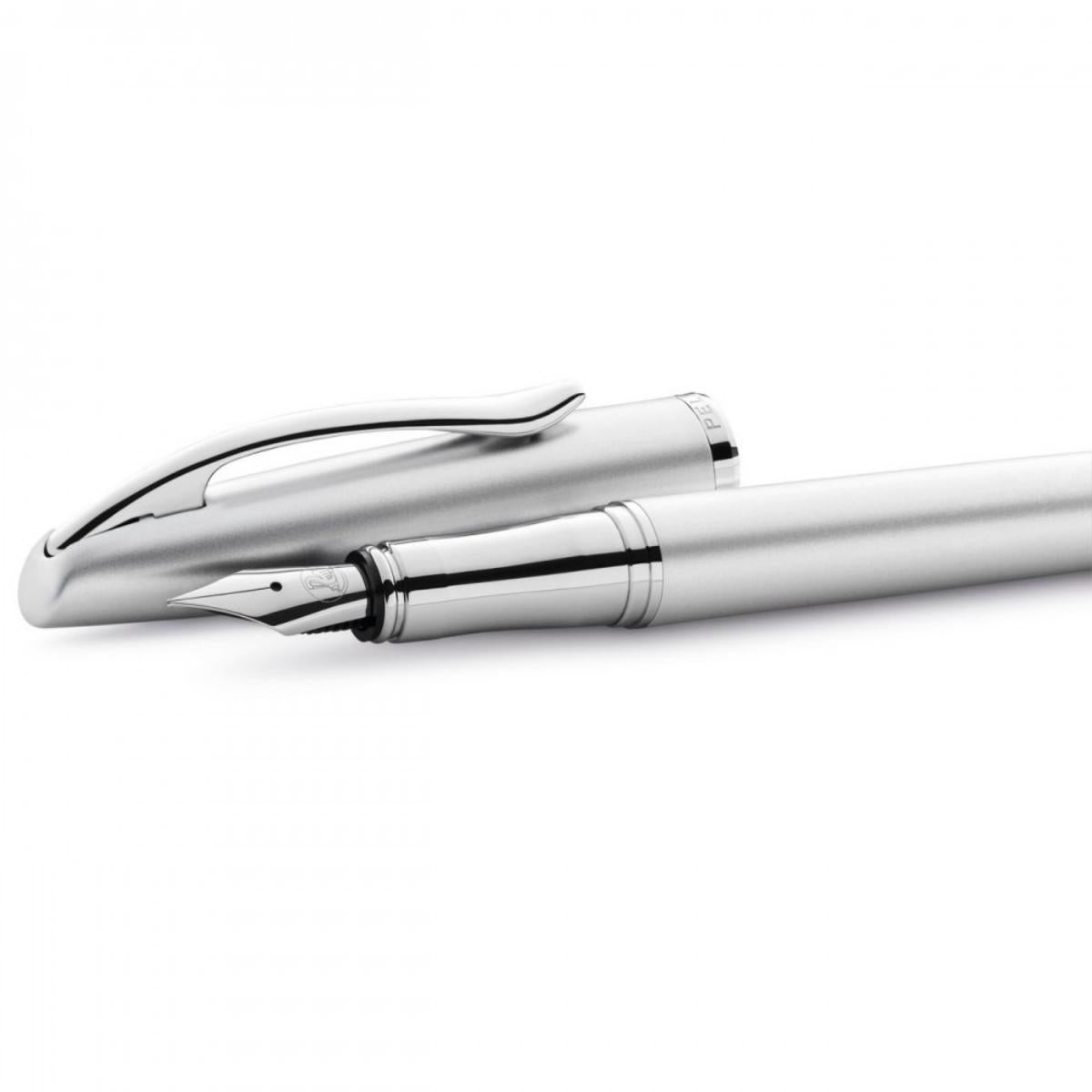 Conjunto Gift Pelikan Jazz Silver - Caneta Tinteiro e Esferográfica Pelikan