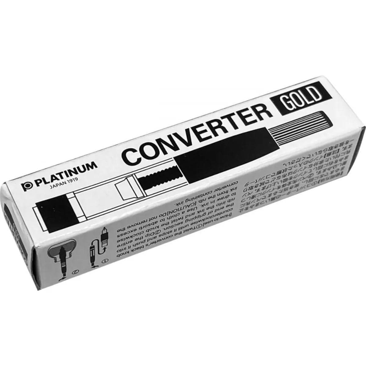 Conversor Para Caneta Tinteiro - Platinum Gold Platinum