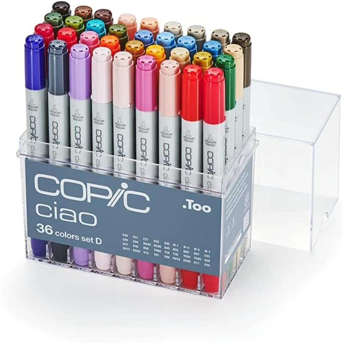Copic Ciao - Estojo com 36 Cores - Conjunto 36D Copic