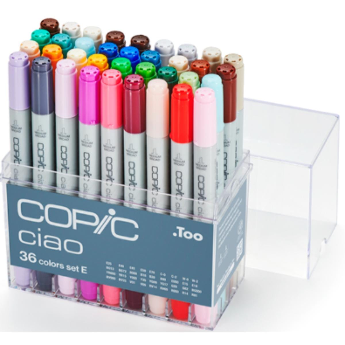 Copic Ciao - Estojo com 36 Cores - Conjunto 36E Copic